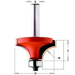 Fresa A Raggio Concavo Con Cuscinetto In Hw R 15,9 Cmt 938.445.11